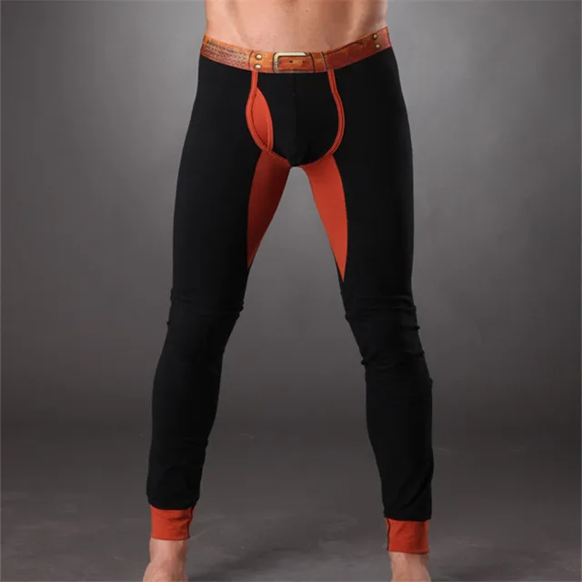 Man Tight Thermal Underwear Sexy Long Johns Mens Stretchy Slim Fit