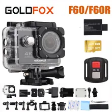 GOLDFOX F60/F60R 4K wifi Экшн-камера 1080 P/60fps Ultra HD Спортивная камера Go pro DV видеокамера 16MP 170 градусов