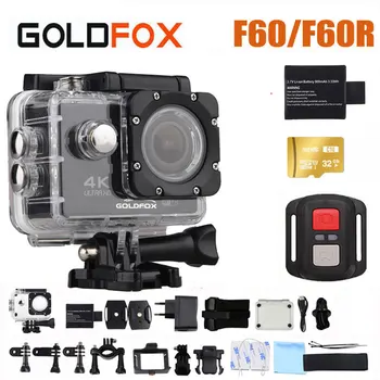 

2020 New F60/F60R 4K WIFI Action Camera 1080P/60fps Ultra HD Sport Camera Go Waterproof pro DV Camcorder 16MP 170 Degree