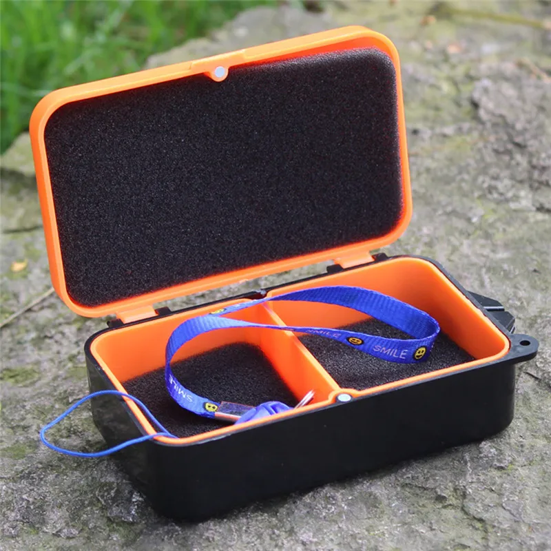 

1PCS Fishing Baits Box Earthworm Worm Lure Storage Case Multi Function Fishing Tackle Box 2 Compartments 2019Hot Selling