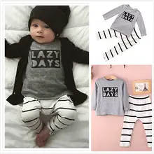Весенняя одежда для малышей комплекты одежды для маленьких мальчиков, топы с длинными рукавами, футболка и штаны, костюм