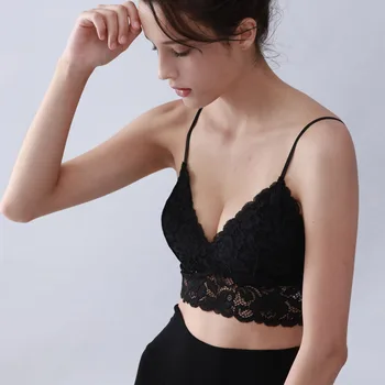 Ladies Lace Bralette Sexy Lingerie Underwear Intimate Bra 3/4 Cups Crop Top Unlined Soft Bras Lining cup 100% Mulberry Silk Bra
Ladies Lace Bralette Sexy Lingerie Underwear Intimate Bra 3/4 Cups Crop Top Unlined Soft Bras Lining cup 100% Mulberry Silk Bra