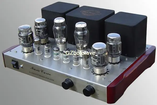 us $635 0 hi end hifi kt100 kt88 push pull tube amplifier hifi 12at7 12au7 tube amplifier stereo power amplifier 35w*2 in amplifier from consumer nobsound hi end 6s6 vacuum tube power