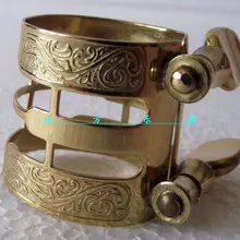 Саксофон идеальный Красивая Alto Лигатура для саксофона LZH-1999