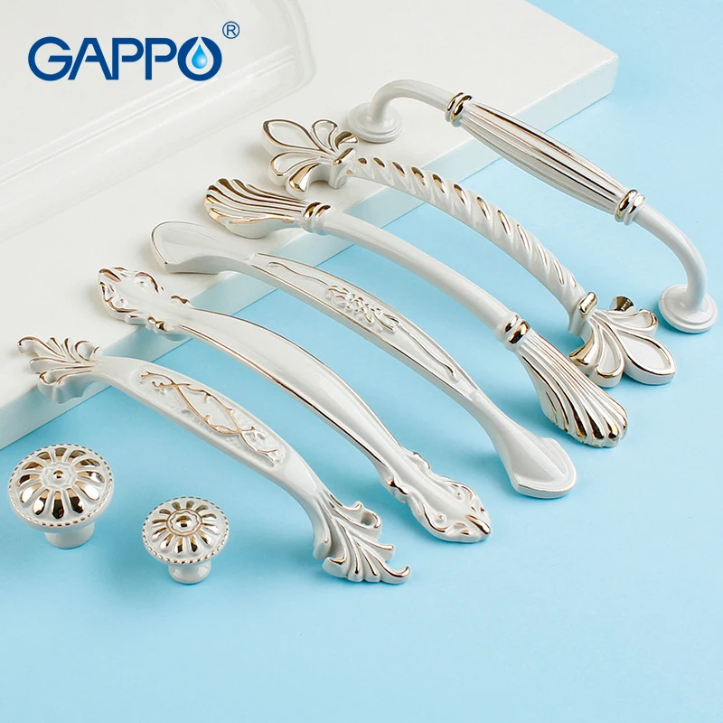 Zinc Aolly Ivory White Cabinet Handles Kitchen Cupboard Door Pulls Drawer Knobs European Fashion Furniture Handle Hardware | Обустройство