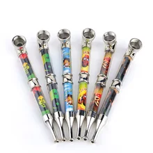 145mm Long Metal Tobacco Pipes Smoking Pipes For Favourable Classic Creative Smoking Cigarette Accessories Filter Herb Pipes
