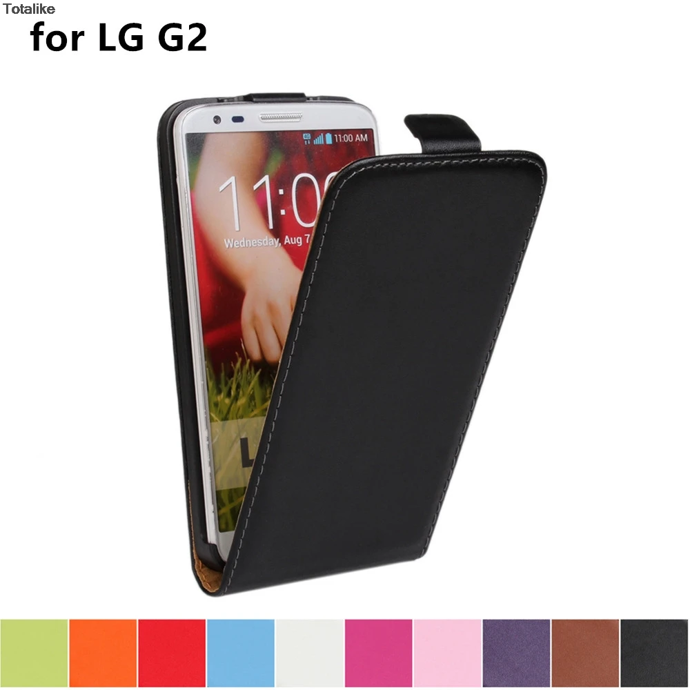 

Clamshell phone case for LG G2 leather case ultra thin Magnetic adsorption flip coevr case for LG G2 D800 D801 D802 D803