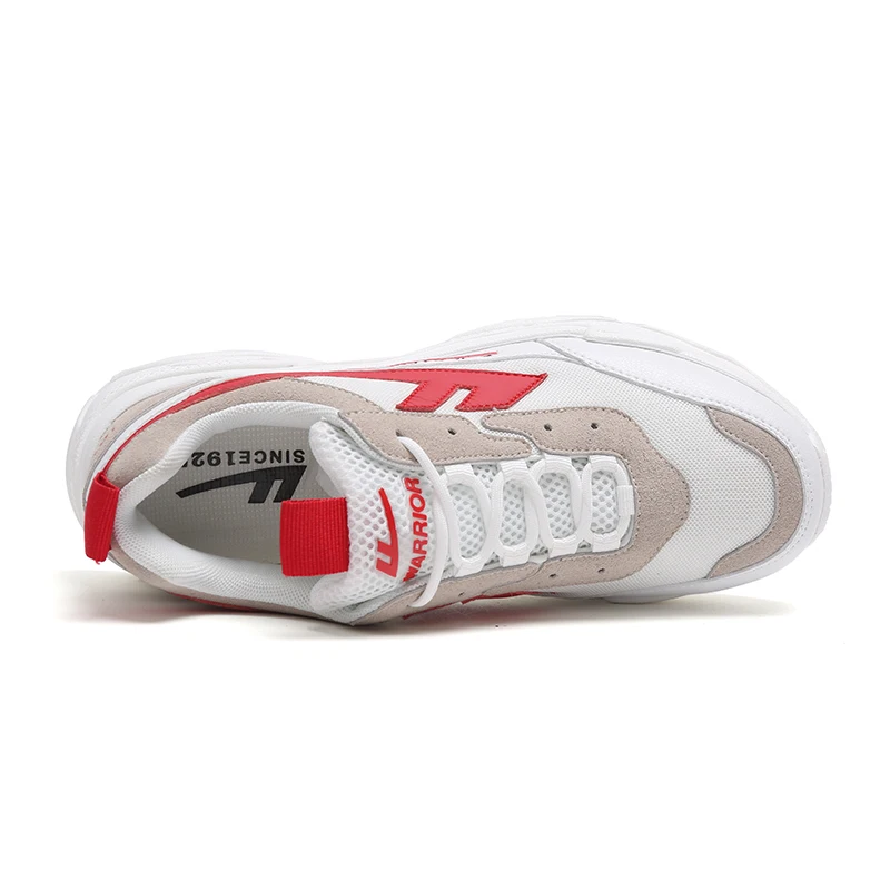 Кроссовки Warrior Runnig мужские спортивные дышащие сетчатые на шнуровке для бега