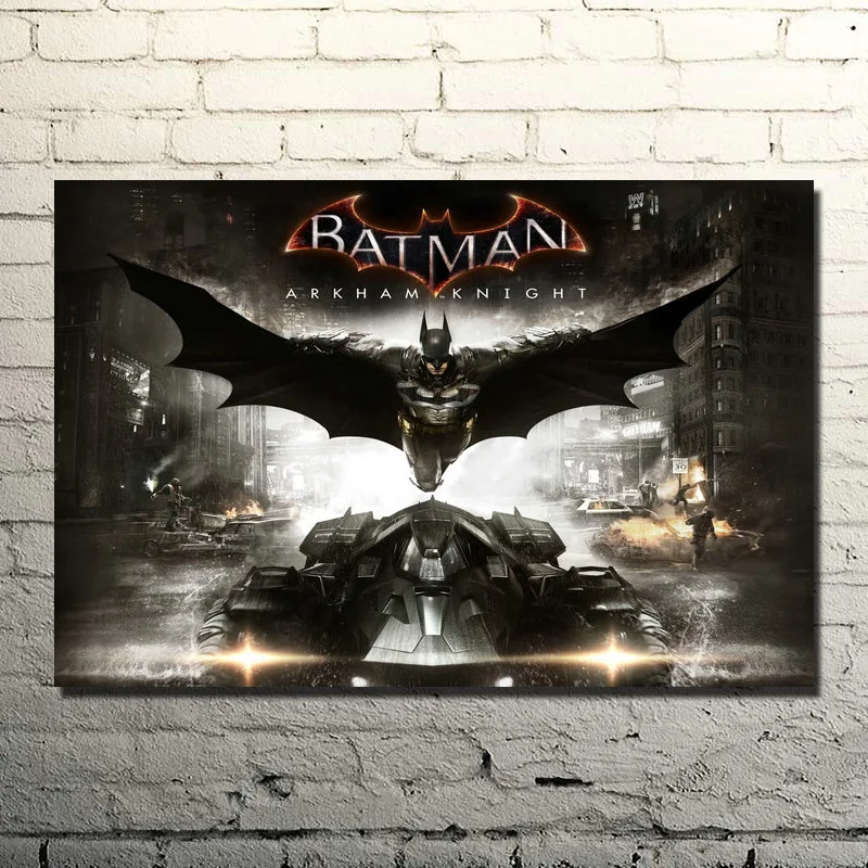 Us 4 61 23 Off Batman Arkham Knight Origins Art Silk Poster Huge Print 13x20 32x48 Bedroom Decor Vedio Game Deathstroke Pictures 042 In Painting