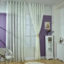 White pink yellow brown European luxury jacquard Lace tulle curtains for Living Room upscale pastoral Voile Curtains for Bedroom White pink yellow brown European luxury jacquard Lace tulle curtains for Living Room upscale pastoral Voile Curtains for Bedroom