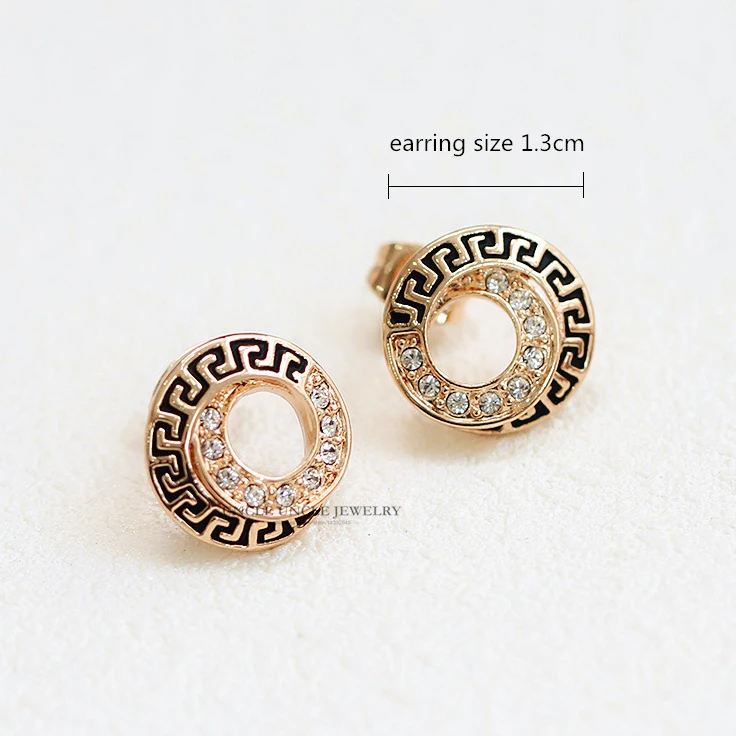 老款红苹果丽晶耳钉圆纪家 4