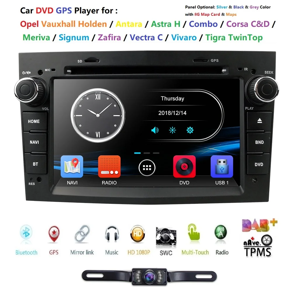 Mascherina Autoradio 2 DIN Per Opel - Compatibile Corsa D, Astra H, Zafira B, Nero Lucido - Foto 4