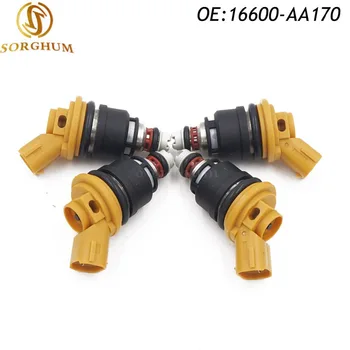 

4PCS 16600-AA170 550cc Side Feed Fuel Injector For Subaru Sti WRX GC8 2.5L Engine FJ942 SF-61-550CC 16600AA170