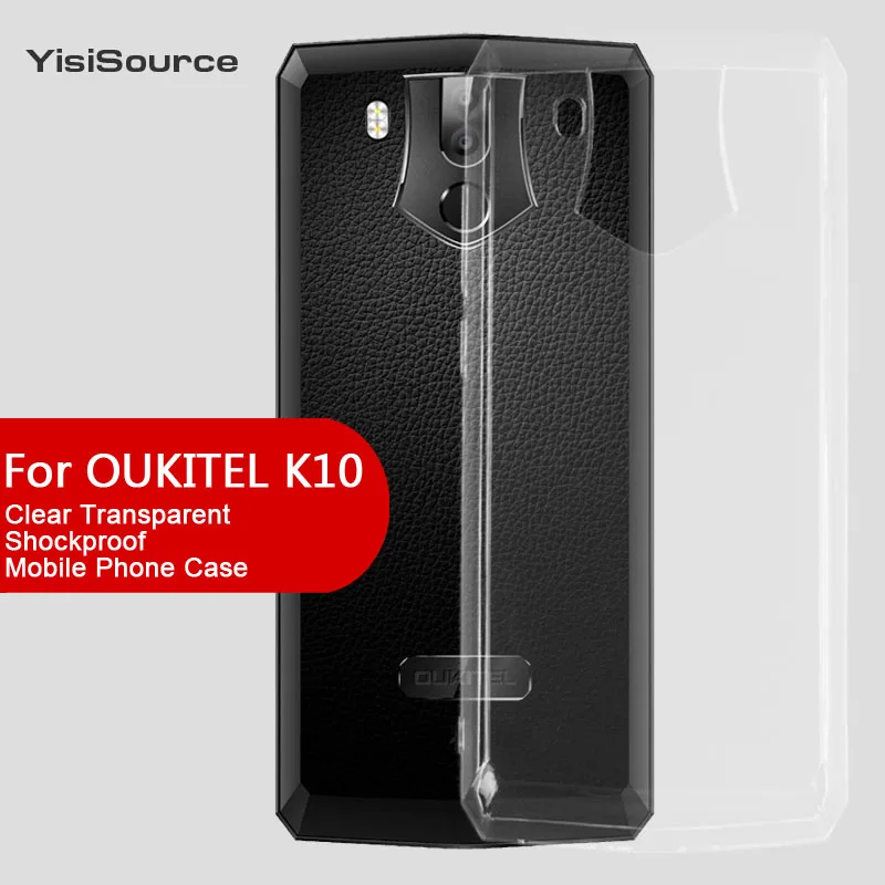 

YiSisource for Oukitel K10 Case High Quality Soft TPU Silicone Cover Ultra-thin Phone Shell Bag for Oukitel K10 Coque