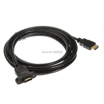 

Gold Plated HDMI Extension Cable Male to Female With Screw Panel V1.4 HD 1080P For PSP/Computer/HDTV audio video Cable