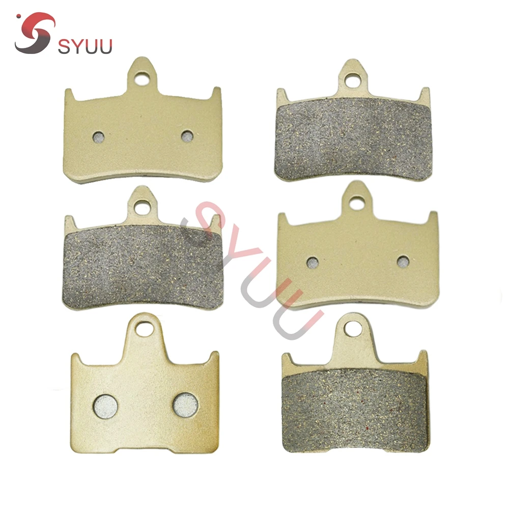 Motorcycle Copper Semi Metal Front Rear Brake Pads Brakes Kit For HONDA