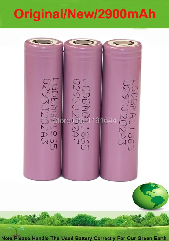 

Free Shipping!!6PCS/LOT Original 3.6V INR18650 MG1 18650 2900mAh 10A Cuurent Power Tool Battery for LG