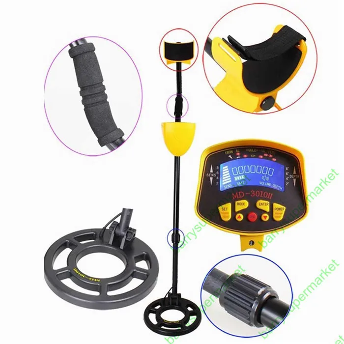Md3010ii Metal Detector Underground Gold Finder Search All Scanner Digger Kit Finder Tester Machine Metaldetector Gem