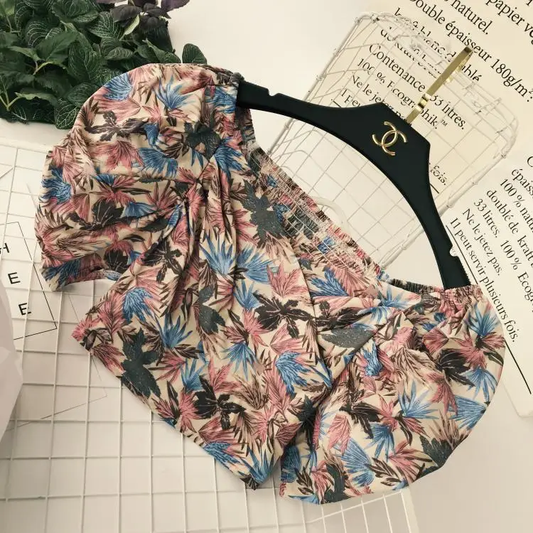 Женский эластичный укороченный топ ALPHALMODA плиссированный облегающий с рукавами