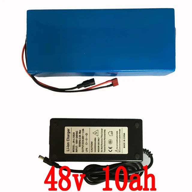 Best price at $236 Cheap Ebike Battery 48v 10Ah 700W Lithium Battery 48v with 54.6v 2A charger 15A BMS 48v Electric Bike Battery Russia Free Shipping