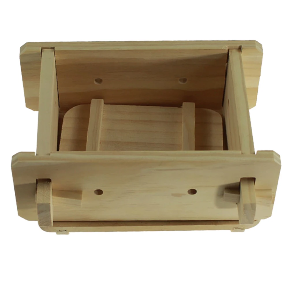 

Tofu Mold Small Cooking Accessories Press Box Home Kitchen Tools Diy Removable Wooden Restaurant Handmade Maker