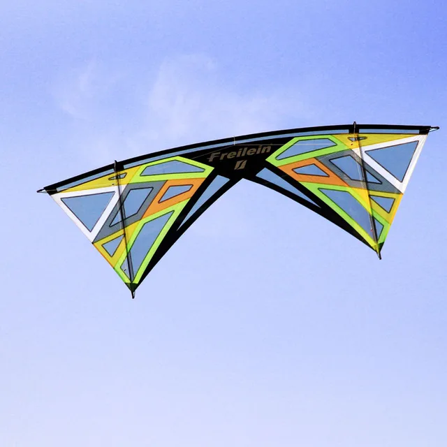 Cheap Professional Quad Line Stunt Kite With Handle 25m Flying Lines Outdoor Power Sport Kite For Strong Wind