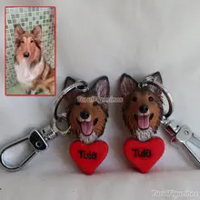 Пользовательские личный ID тегов брелки гравировка фотографии письма брелки от фото ручной работы персонализированное Юбилей подарок