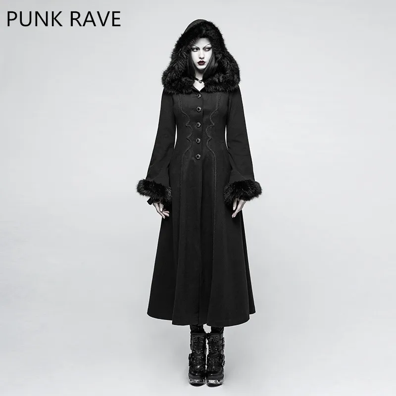 

Winter Coat Women Vintage Embroidery Flowers Bandage Long Jacket Long Sleeve Hooded Single-Breasted Warm Outwear Plus Size Coat
