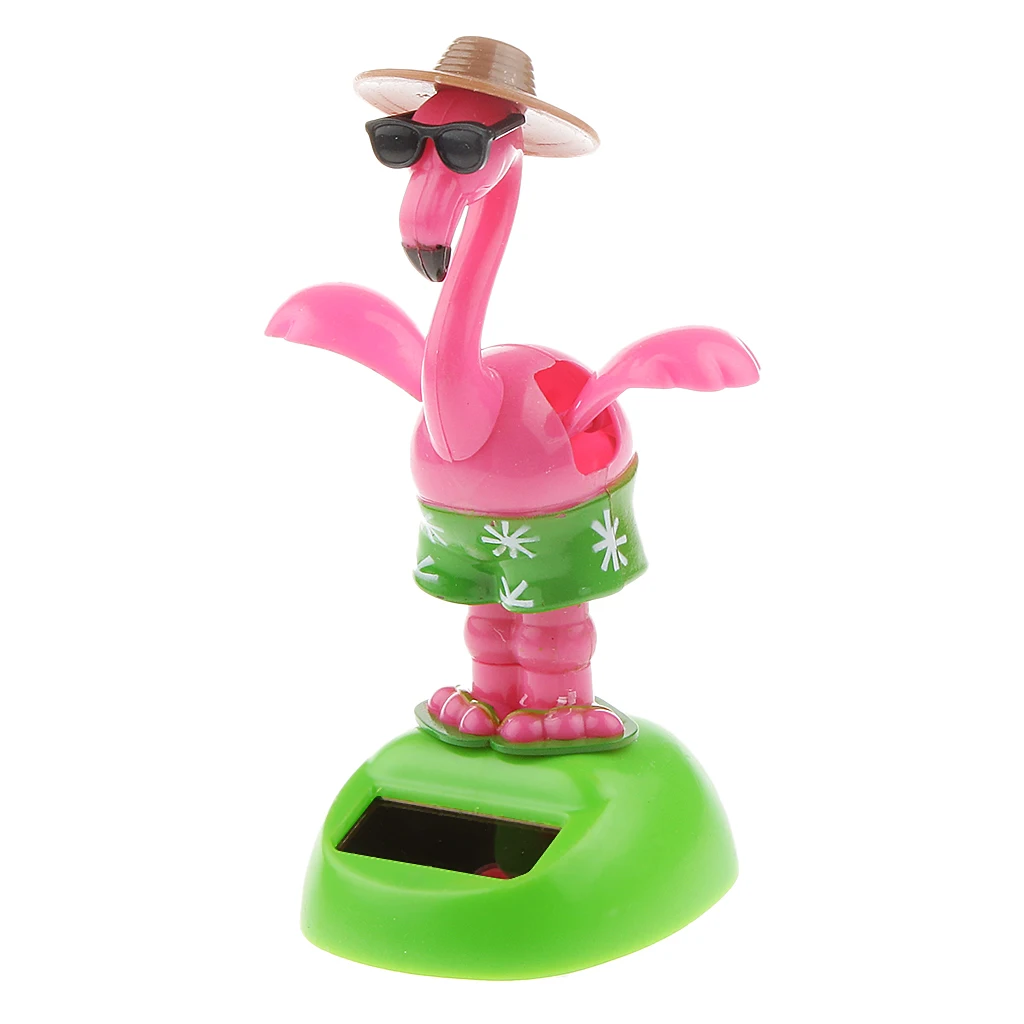 Solar Power Doll Decor Cute Flapping Wing Swan for Car Ornament Home Kids Toy Office Cafe Shop Display | Дом и сад