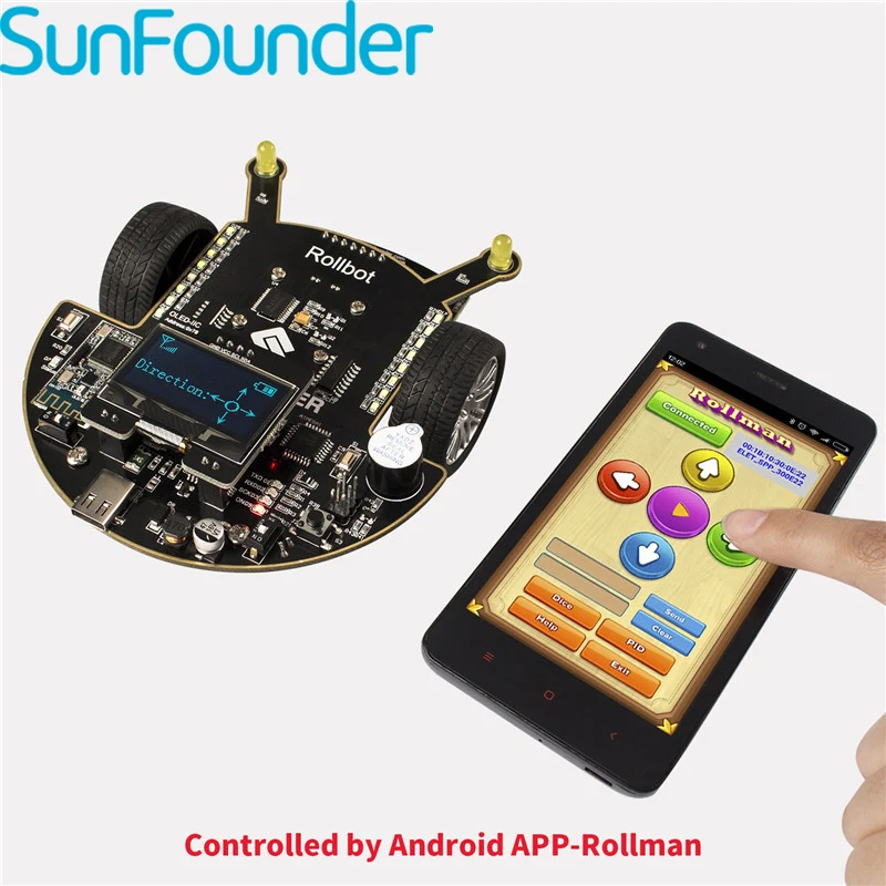 SunFounder APP Controlled Toy For Arduino Educational DIY Robot Kit For Children and Grownupsin