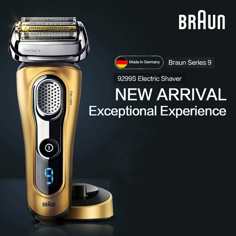 

Braun Electric Shaver 9299S For Men Rechargeable Safety Razor Series 9 Reciprocating Shaving Machine Four Heads Straight Razor
