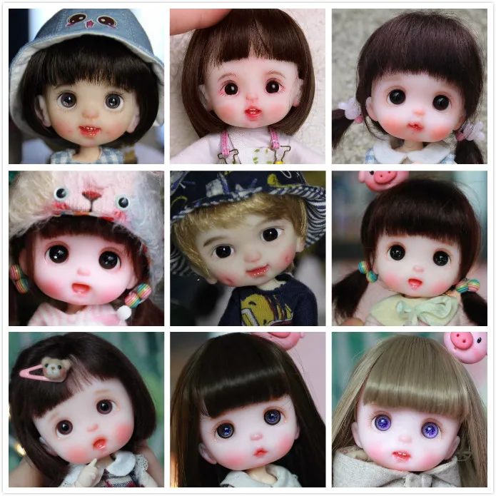 Кукольная голова OB11 на заказ куклы 1/8 BJD OB head DIY кукла из полимерной глины|Куклы| |
