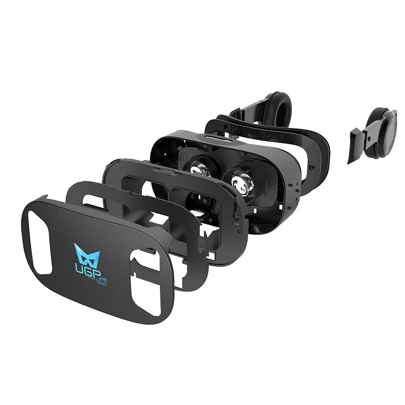 Очки UGP U8 VR с 3D гарнитурой версия шлема виртуальной реальности IMAX игры в кино