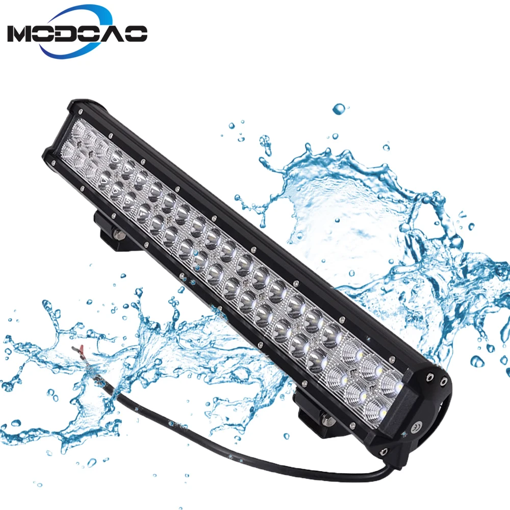 

126W LED Light Bar 20"inch 12200lm Spot 30 Flood 60 Combo Led Driving Fog Light for Offroad Boat Truck Trailer SUV 4X4 ATV