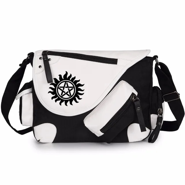 Wishot Supernatural Spn Shoulder Bag Messenger Agers Men Wishot Supernatural Spn Shoulder Bag Messenger Agers Men Women S Student Travel School Laptop Bags