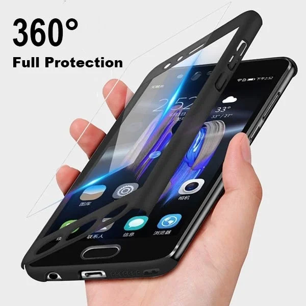 360 Full Cover Hard Case for Samsung Galaxy A3 A5 A7 for Samsung Note 5 8 Drop Mobile Phone Case for S6 S6 S7 Edge S8 S9 Plus