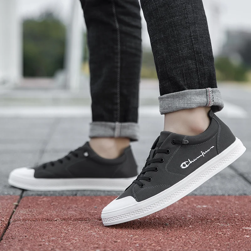 Classique 44 Red Mode black À Casual Taille portant gray Roulettes Des Planche Dur White Respirant White Appartements Non 39 Lacets Formateurs Black Chaussures Hommes slip kwnOP0