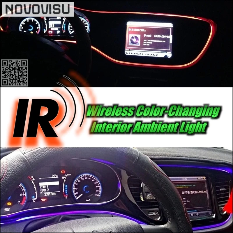 

Wireless IR Control NOVOVISU Car Interior Ambient Instrument Panel Dashboard Light For Chevrolet Tahoe Orlando Niva Suburban