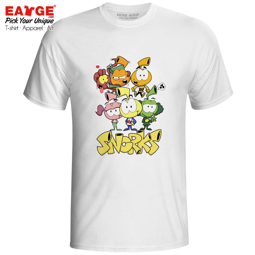 

Snorks Family T Shirt Retro US Cartoon TV Drama Casual Rock Print T-shirt Awesome Cool Design Active Brand Unisex Men Women Tee