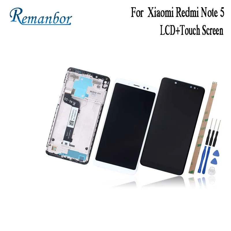 

Remanbor For Xiaomi Redmi Note 5 Pro LCD Display Touch Screen +Frame 5.99" Assembly Repair Parts For Xiaomi Redmi Note5 +Tools