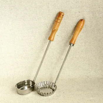

Chinese old Shanghai 304 stainless steel oil radish cake mold Youdunzi fried fruit related tools oil pier rates tool spoon