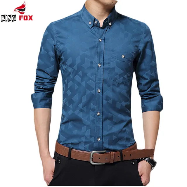 cotton king slim fit shirts