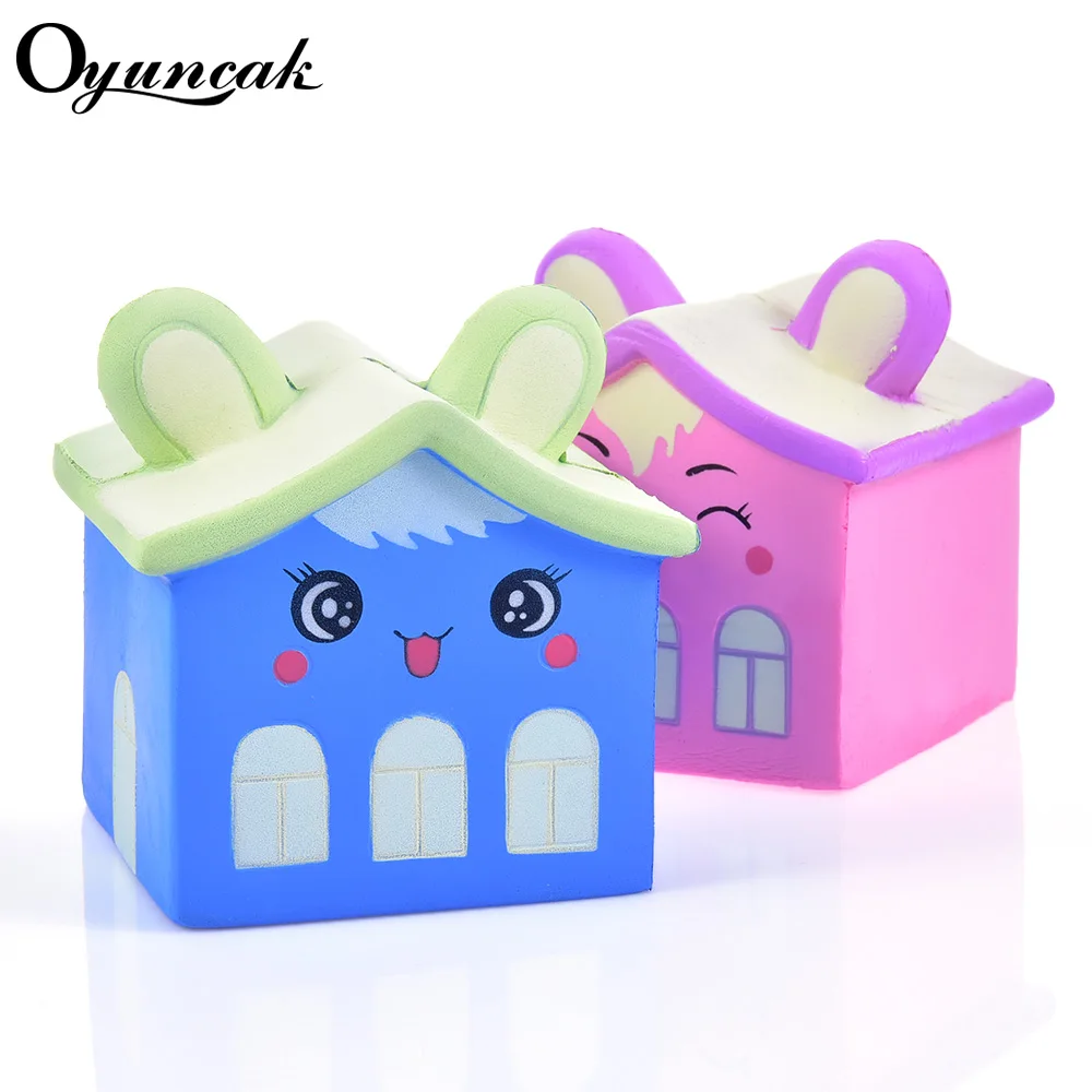

Oyuncak Antistress Fun Squishy Slow Rising Squishe House Novelty Gag Toys Stress Relief Toys Gadget Gag Practical Jokes Toy