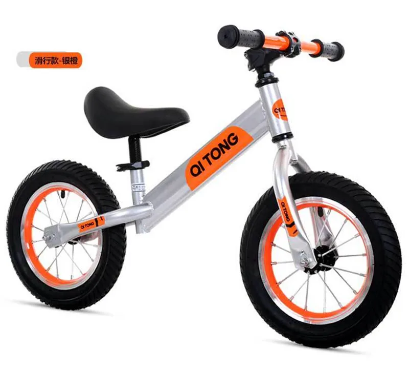 Best Brand New 12 Balance Bike Classic Kids No-Pedal Learn To Ride Pre Bike Pneumatic tire 2 Wheels Push Bicycle For Child (Ages 2-6) 10