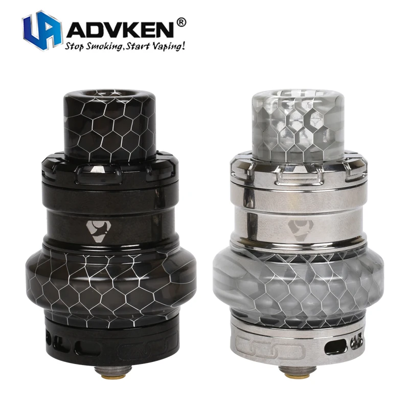 

Original Advken Manta Mesh tank 5ml Capacity Sub ohm Atomizer with 0.16ohm Mesh Coil Vape Resin Tank VS Freemax Mesh Pro