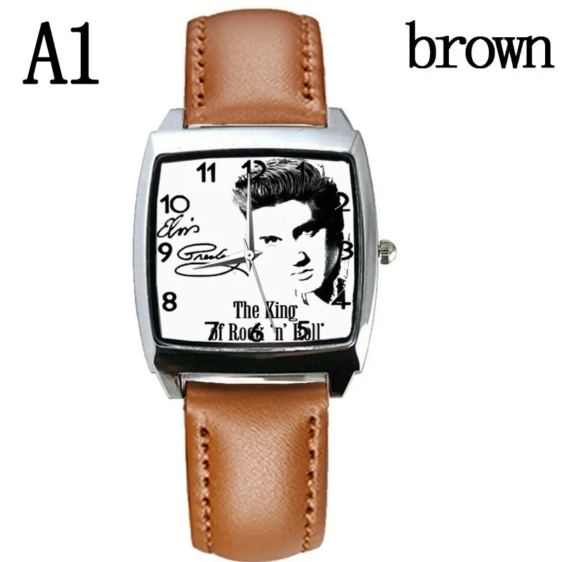 

Watches Quartz Wristwatches 2019 New Fashion style Boys and girls Elvis Presley watch strap watch gift