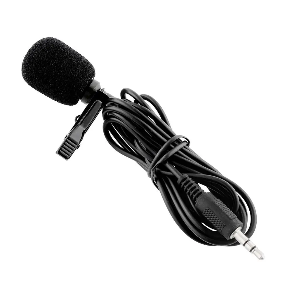 1 шт. мини петличный микрофон с креплением на лацкане 3,5 мм разъем для смартфона микрофон динамик