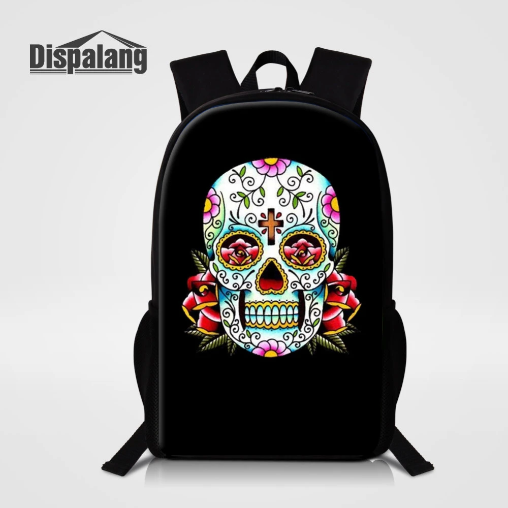 Dispalang Mochila informal con de calavera para y mujer, morral escolar adolescentes y bolso de hombro|Mochilas| - AliExpress