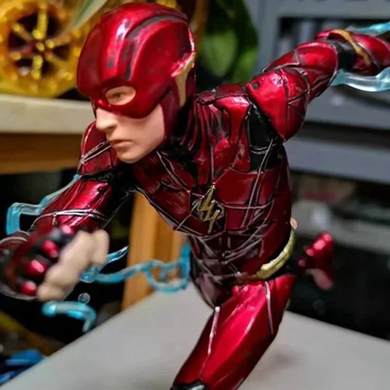 Movie Justice League The Flash Iron Studios Running Version  PVC Action Figure Collection Model Toy Doll Gift (8)