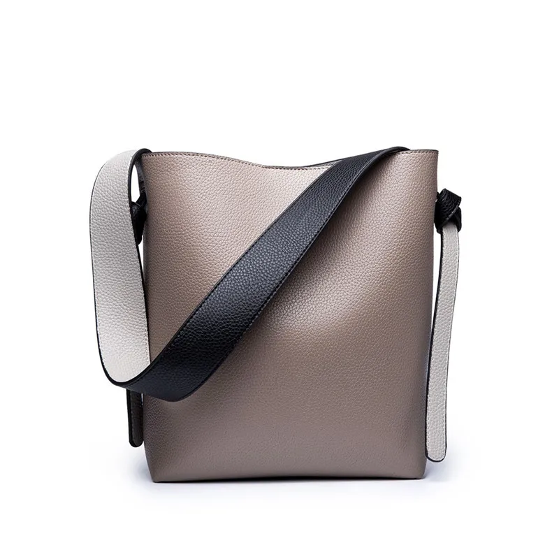 

2019 Two Size Fashion Casual Bucket Large Capacity Casual Totes High Quality Shoulder Messenger Bags Women Purses and Handbags